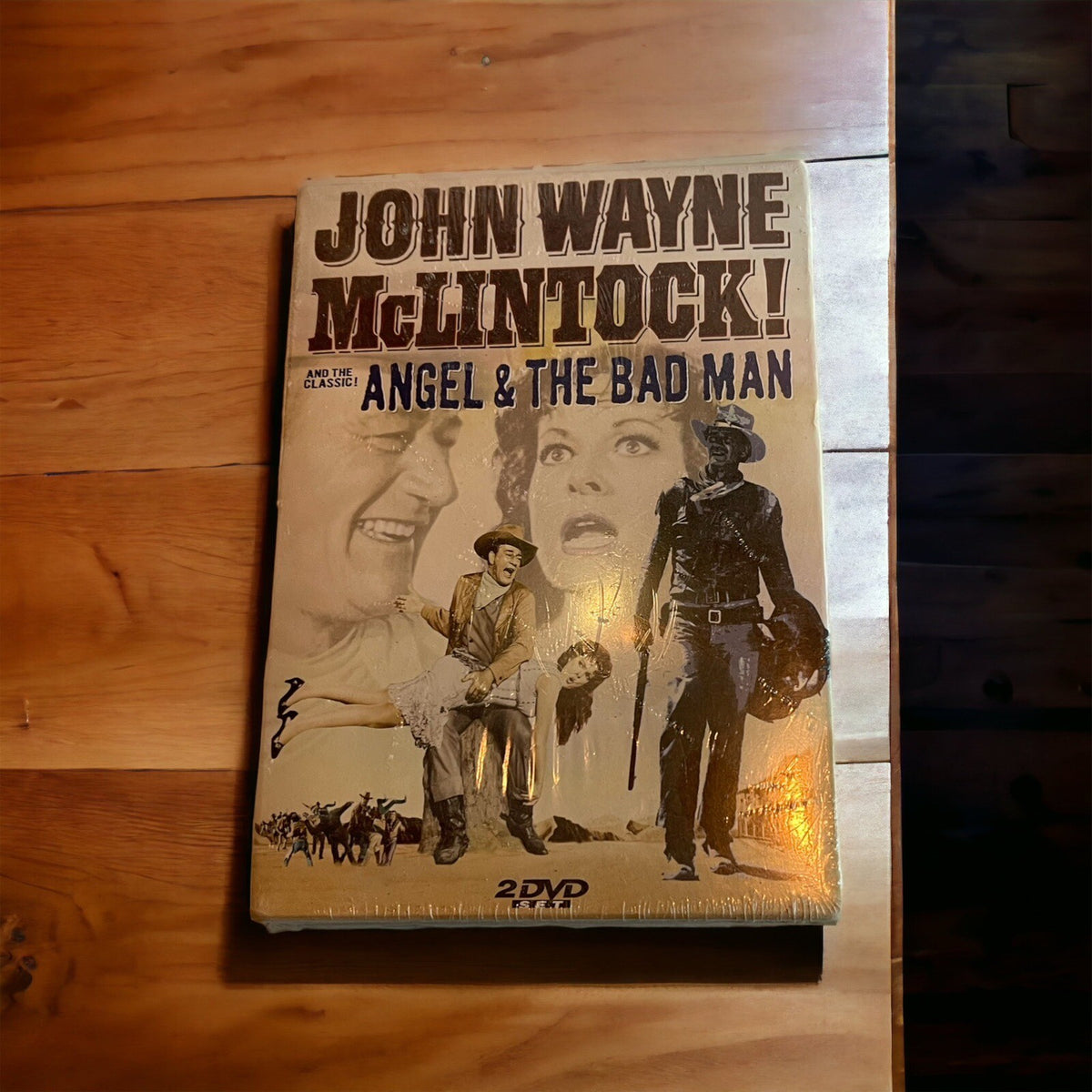 NEW! JOHN WAYNE 2-DVD Set: McLintock! / Angel & the Bad Man (2004)