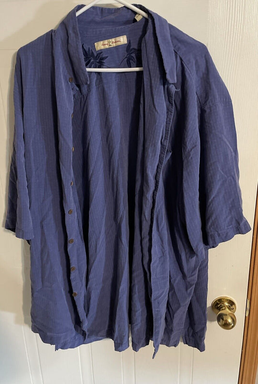 tommy bahama silk hawaiian shirt 4XB 