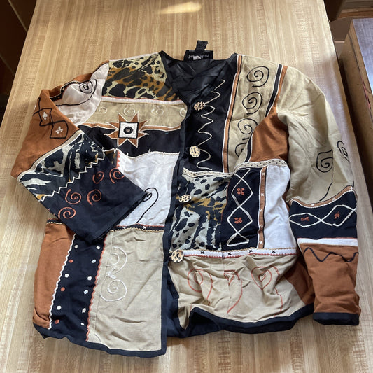 Vintage Indigo Moon Jacket Medium