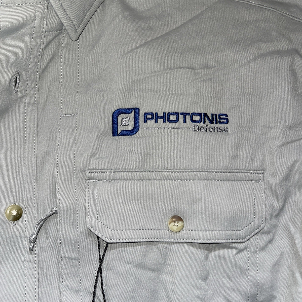 Poncho Button Up Shirt Magnetic Pockets Small 