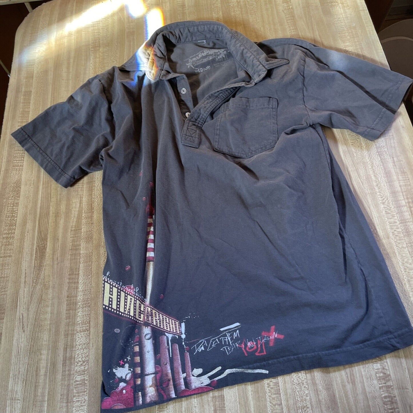 Bleeding Star Clothing Polo Medium 