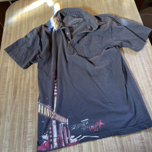 Bleeding Star Clothing Polo Medium 