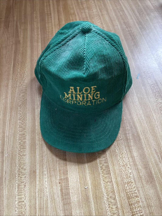 Vintage Aloe Mining Corporation SnapBack Corduroy 