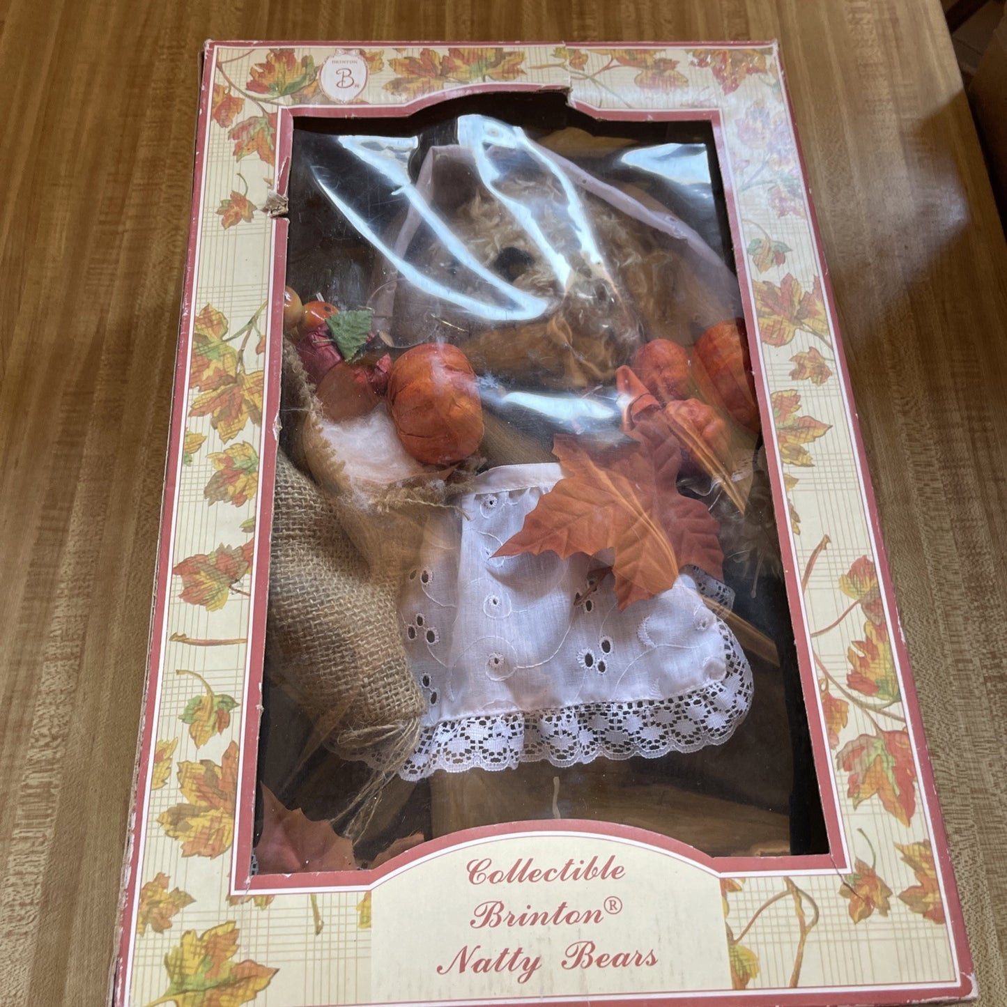 Vintage Brinton Holiday Natty Bear Collectible 