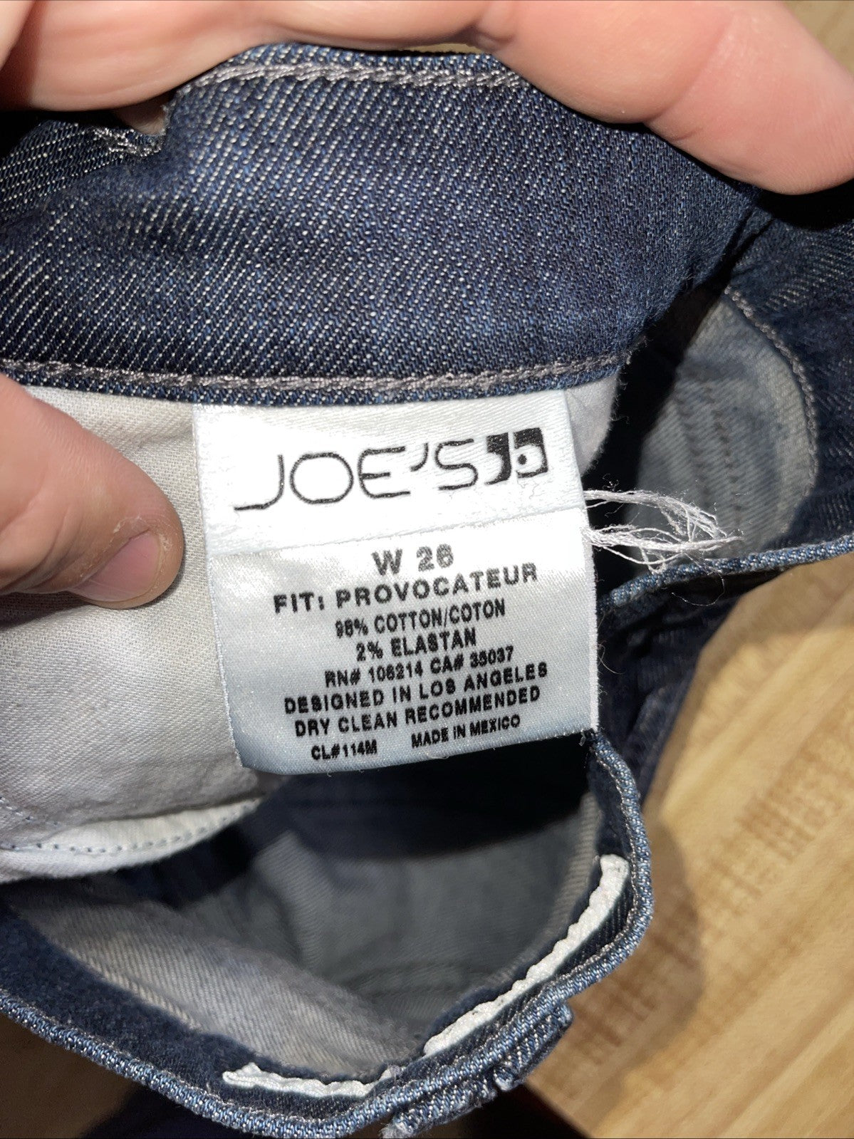 joes jeans provocateur 26