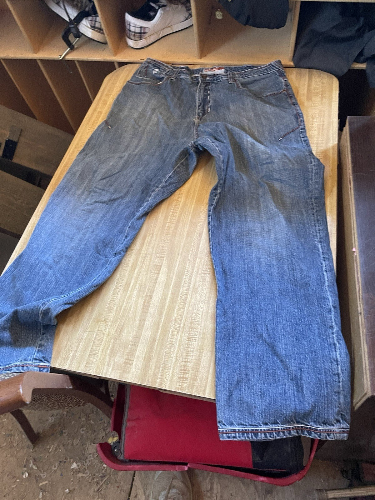 Rocawear Jeans Baggy Wide Leg 38/34 Y2K Hiphop Streetwear 