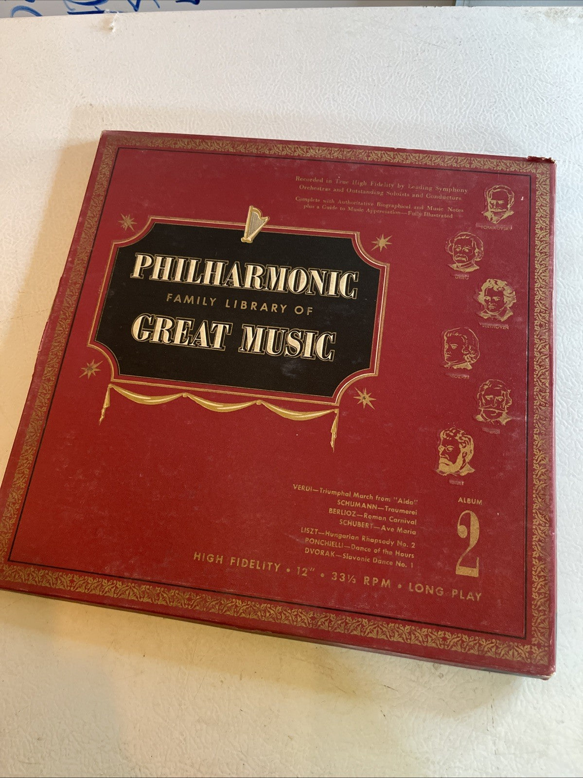 philharmonic family library of great music Vinyl Lot