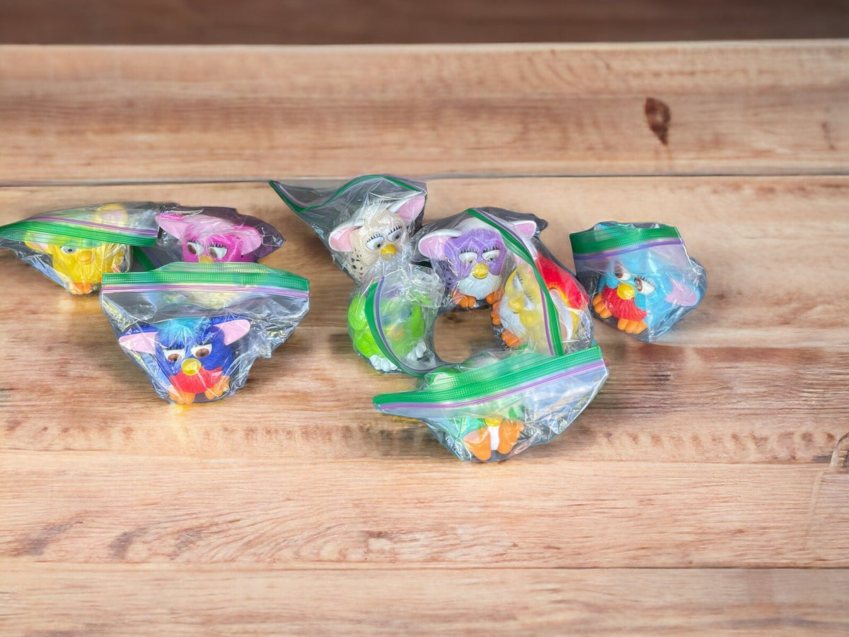 Lot Of 9 Mini Furby