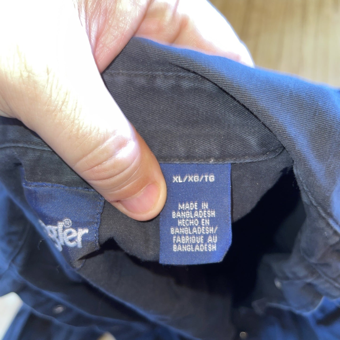 Wrangler Brushpopper Pearl Snap XL