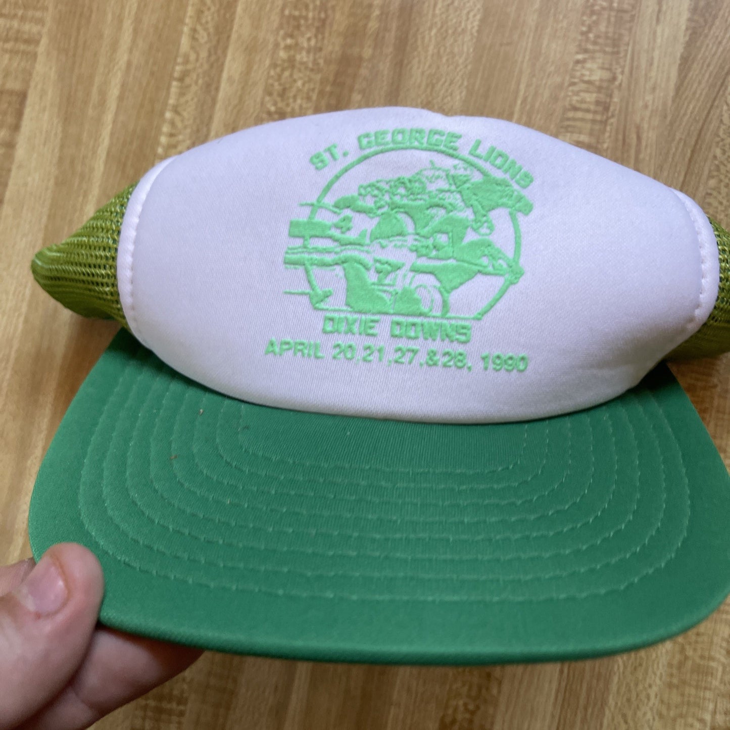 Vintage St George Lions Dixie Downs SnapBack From 1990