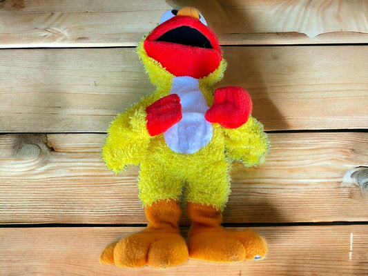 Vtg. 2001- 14” Chicken Dance Elmo Fisher Price Sesame Street Animated Plush