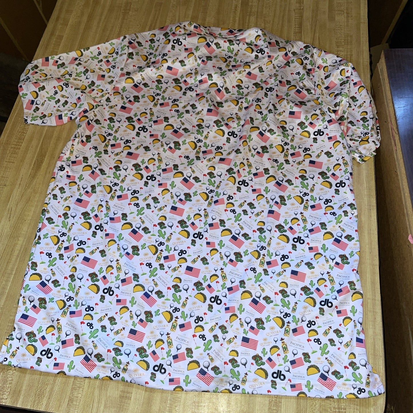 Wags 2 Riches Polo Large AOP 