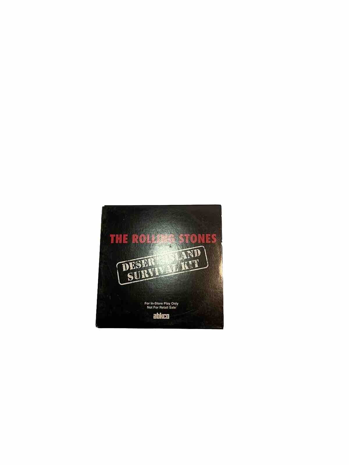 The Rolling Stones Desert Island Survival Kit Cd Store Promo 