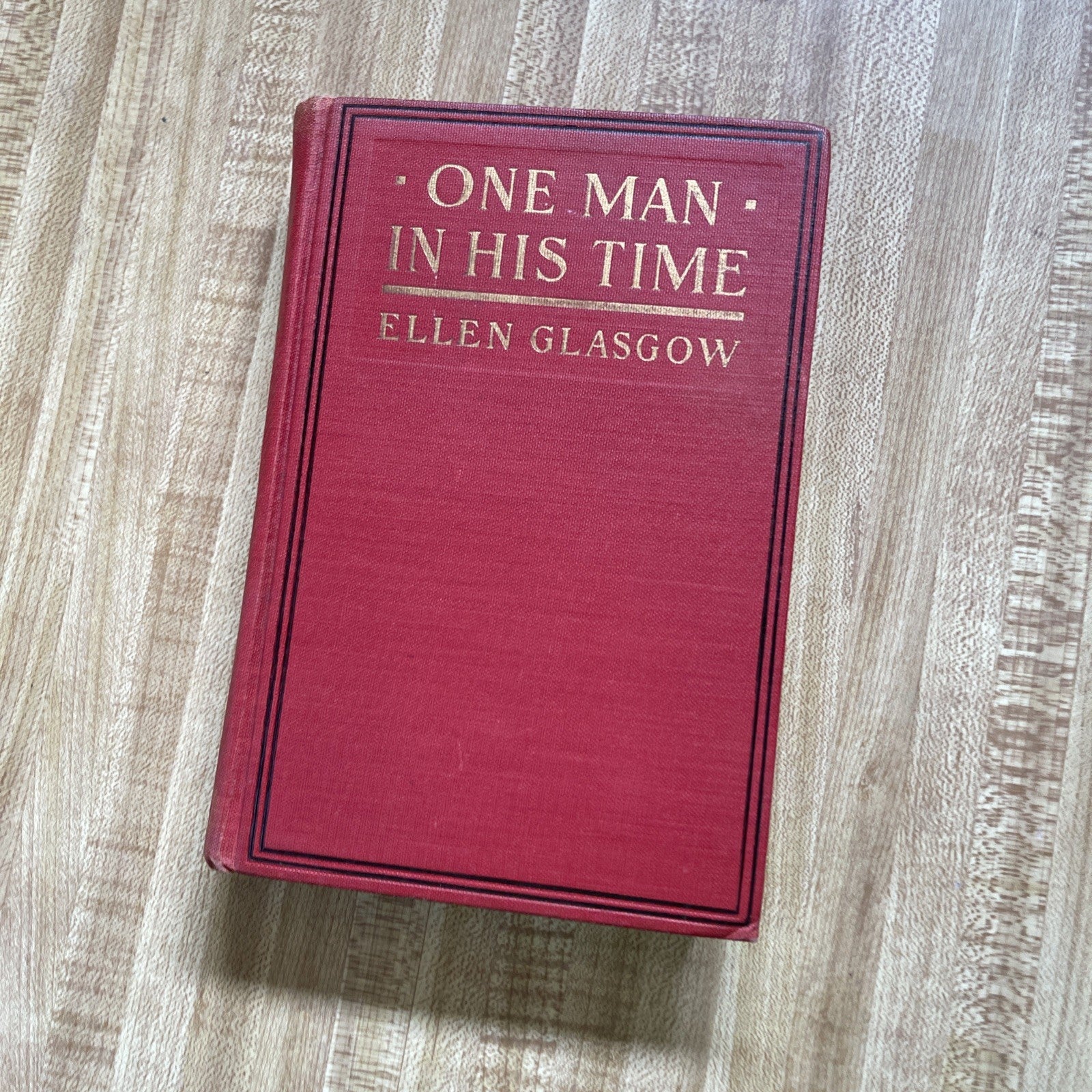 One Man In His Time Hardcover First Edition 