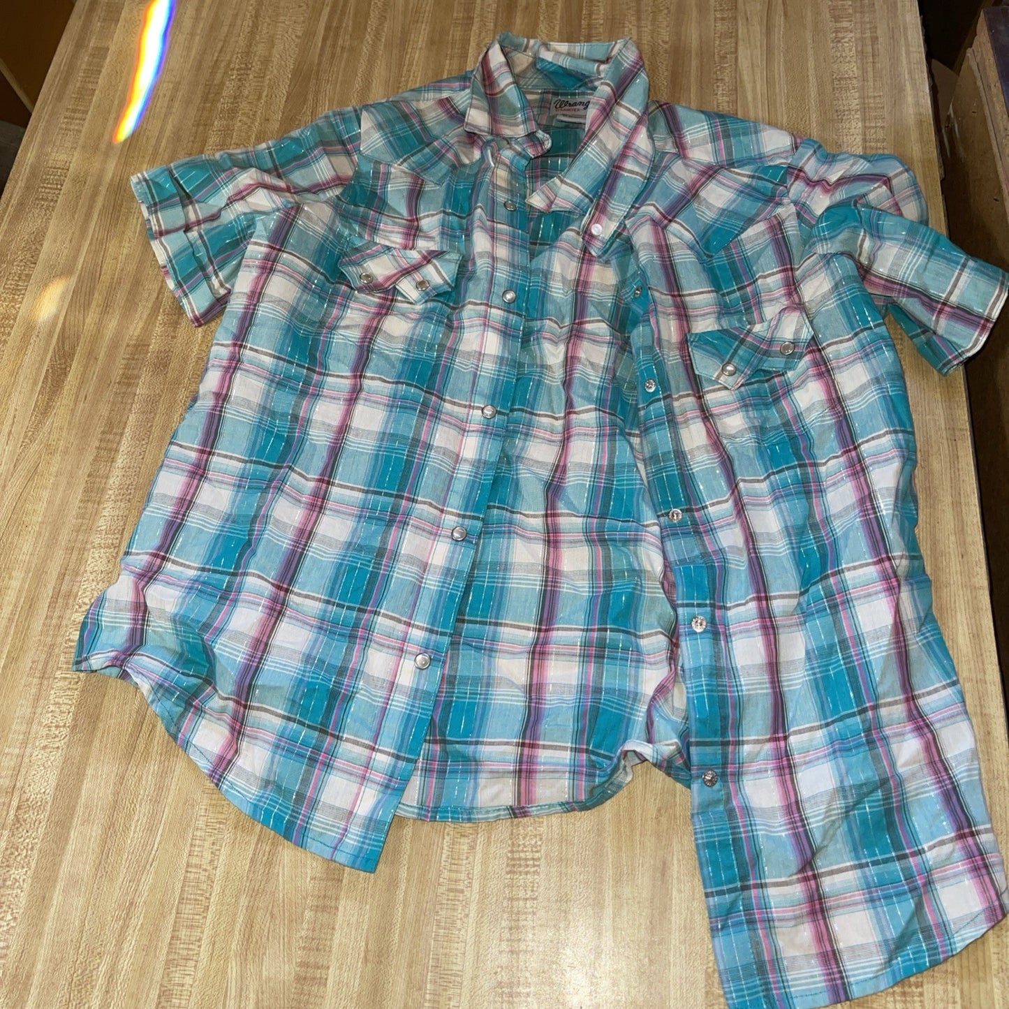 Wrangler Wrancher Pearl Snap Women’s Medium 