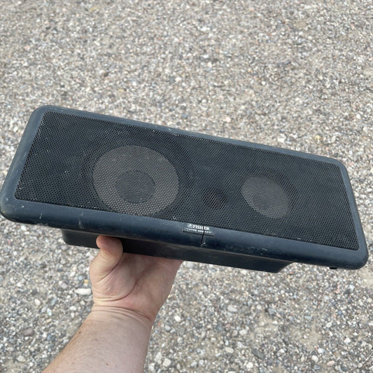 Fisher Speaker As Is For Parts Cracked At The Bottom