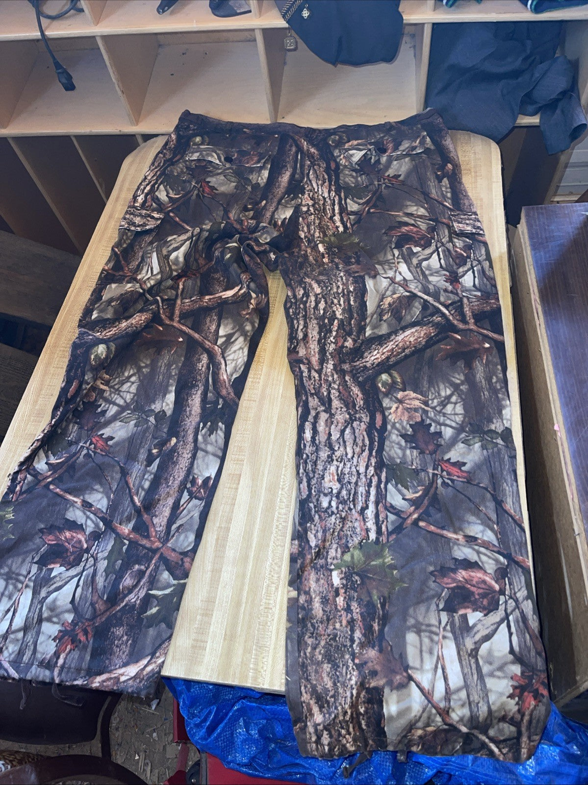 Master Sportsman Woodland Camo Cargo Pants 2XL/32 11 Inch Leg Opening 