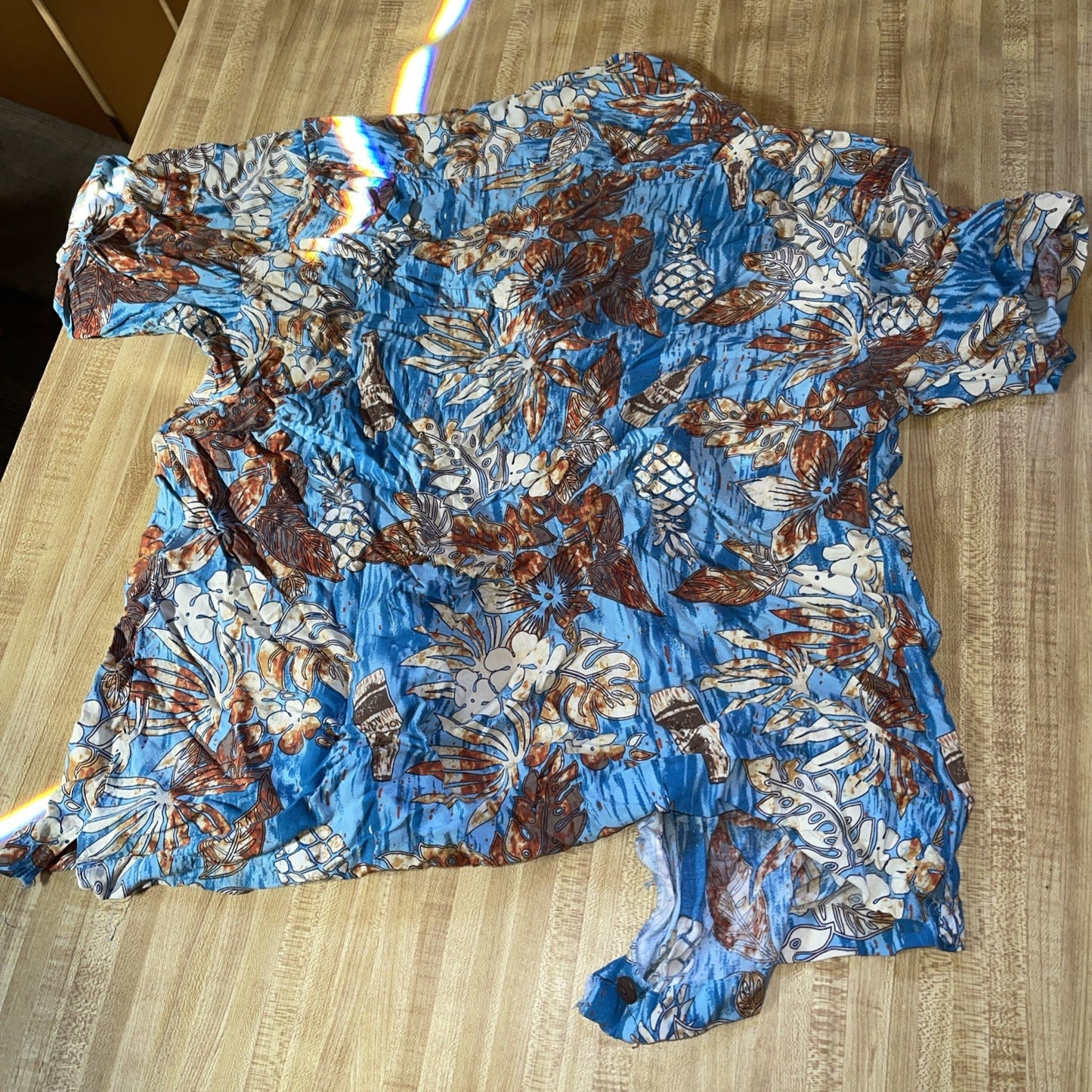 Young USA Hawaiian Shirt Large 