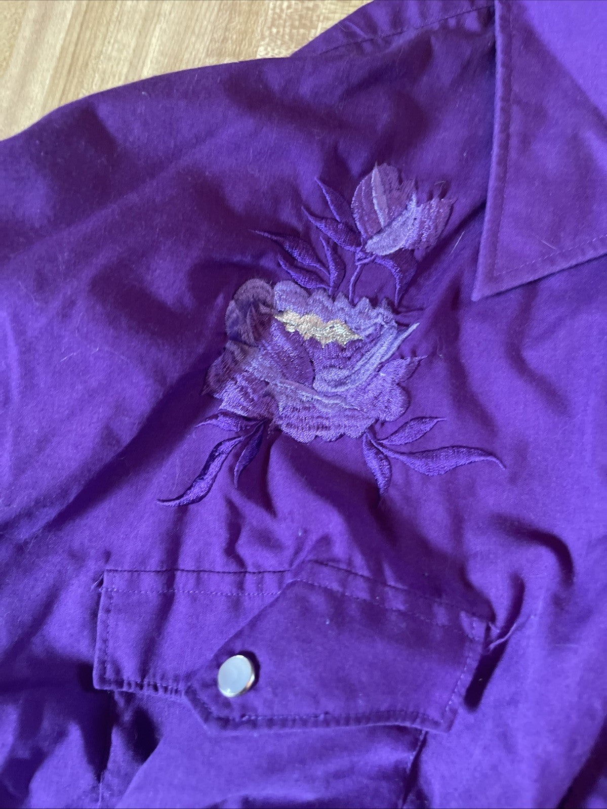 Vintage Karman Western Shirt Pearl Snap 18