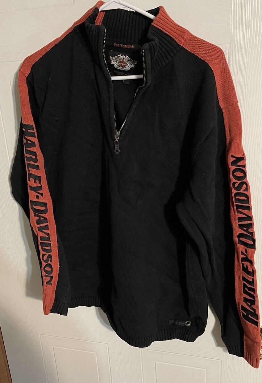 Harley Davidson Quarter Zip Large 