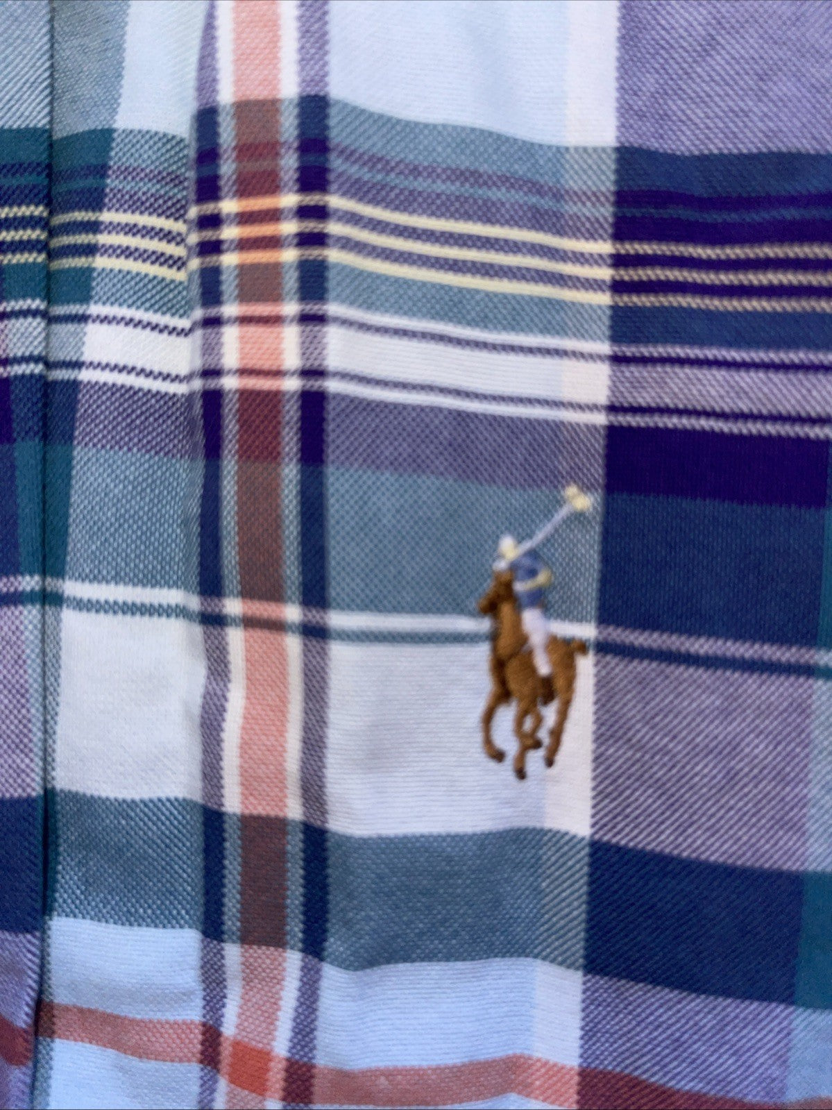 Ralph Lauren Button Down Flesh Pony 2XB 
