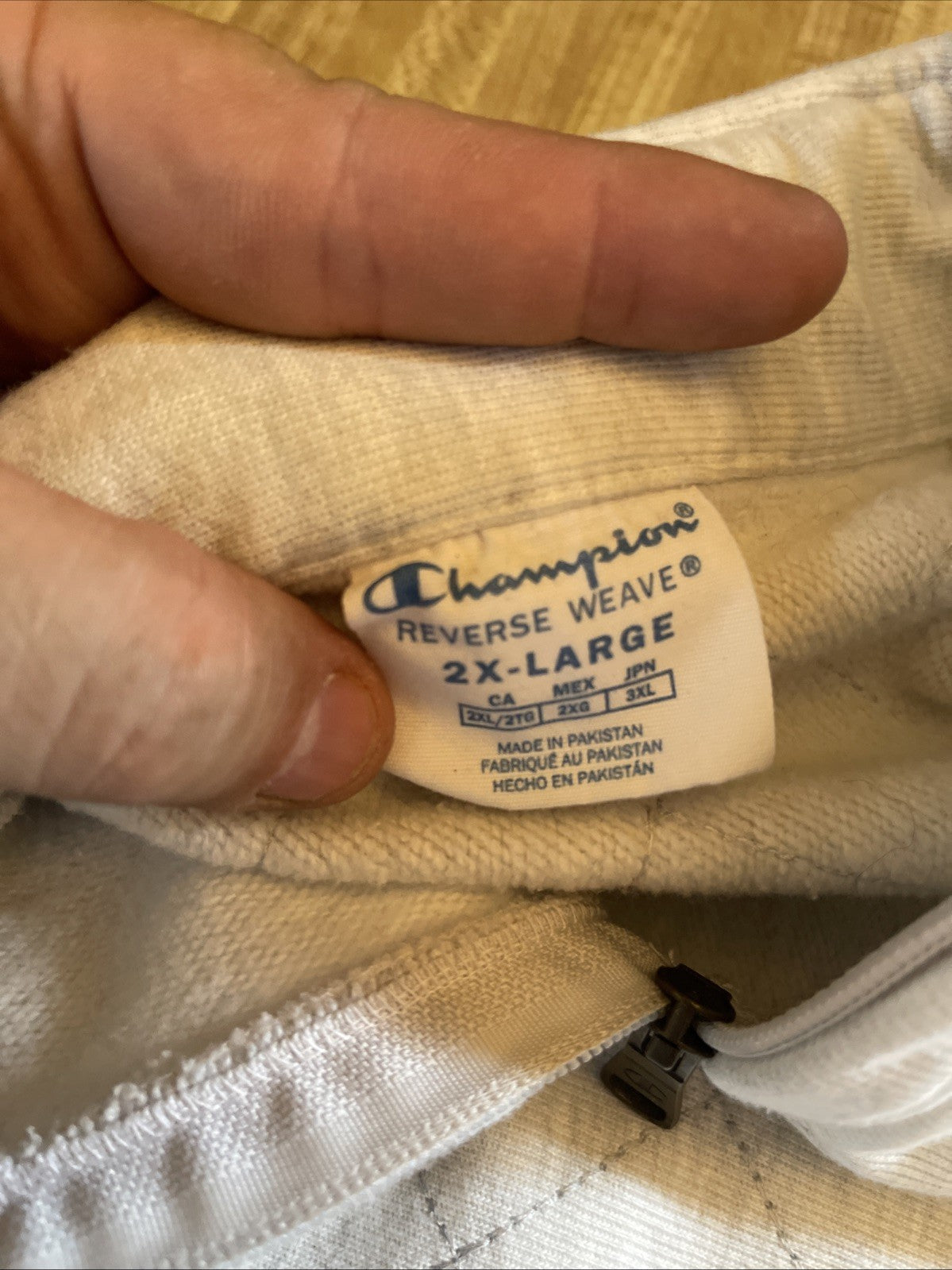 Champion Reverse Weave Quarter Zip 2XL GCU