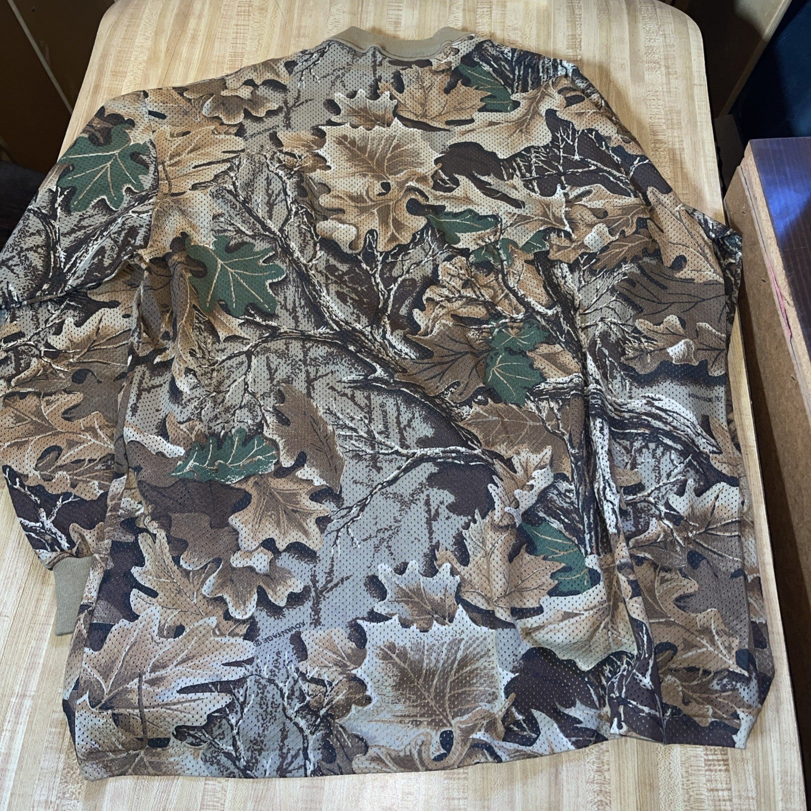 Vintage Redhead Woodland Camo Advantage Long Sleeve 2XL NWT Deadstock 