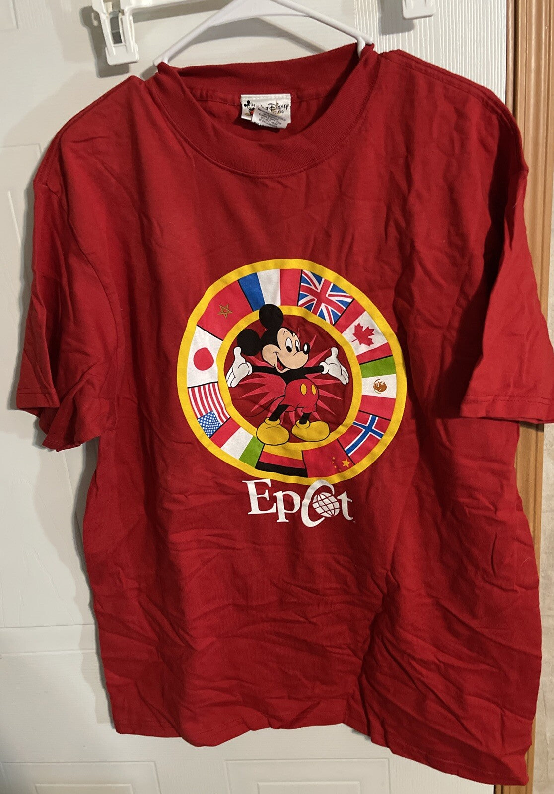 Vintage Walt Disney World Epcot T Shirt Large Made In USA