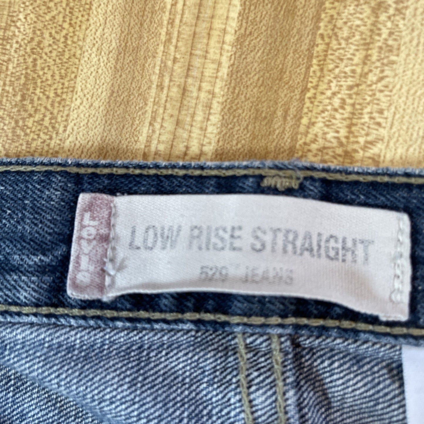 levis 529 low rise straight 36/30