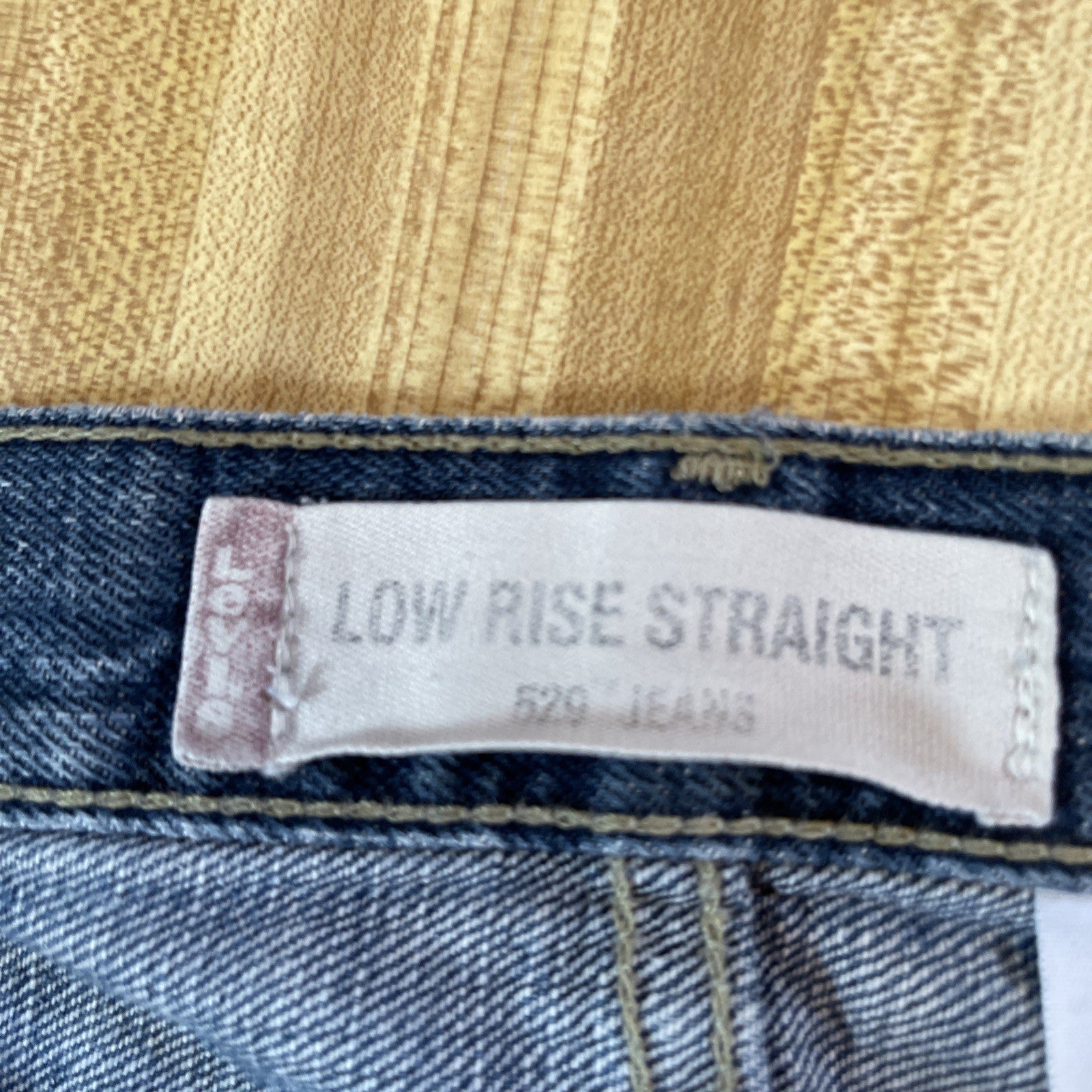 levis 529 low rise straight 36/30