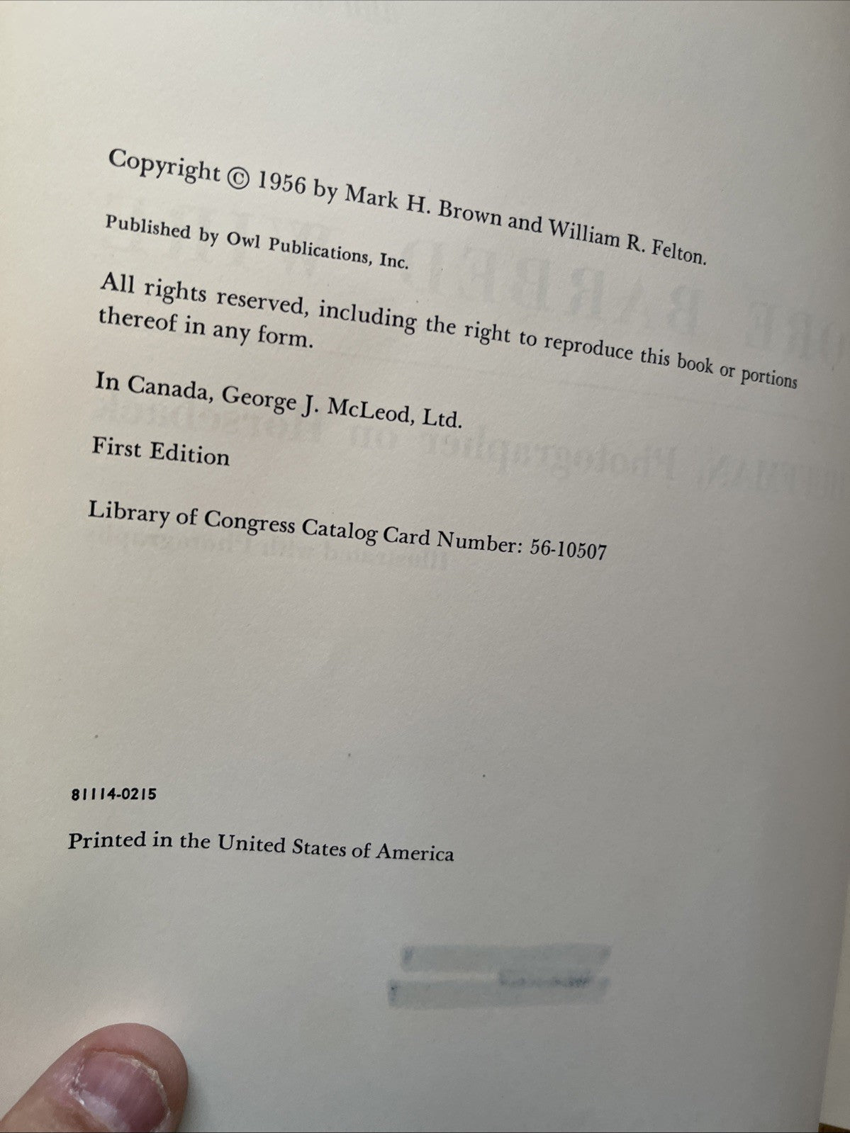 Before Barbed Wire Hardcover 