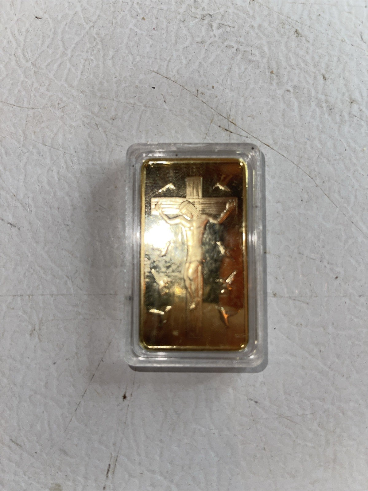 Ten Commandments 1 Troy Ounce Gold Clad Bar