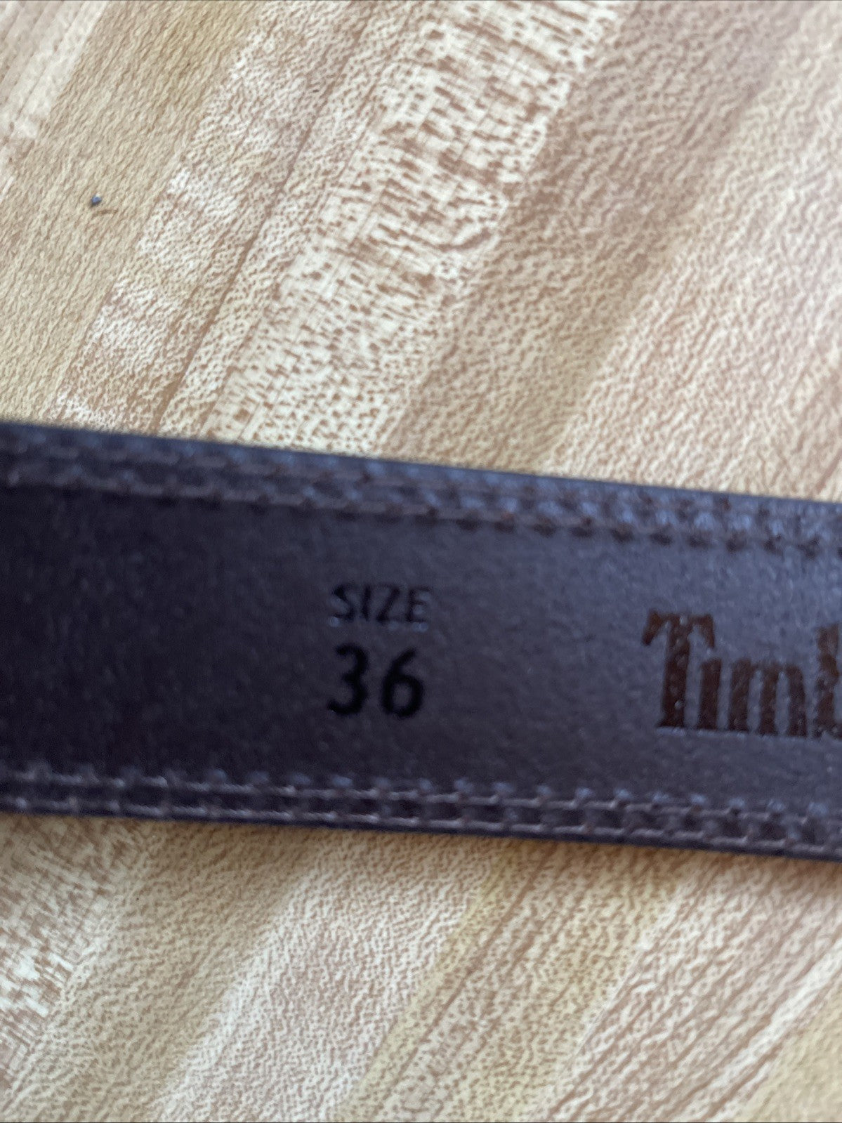 Timberland PR Leather Belt 36 Brown
