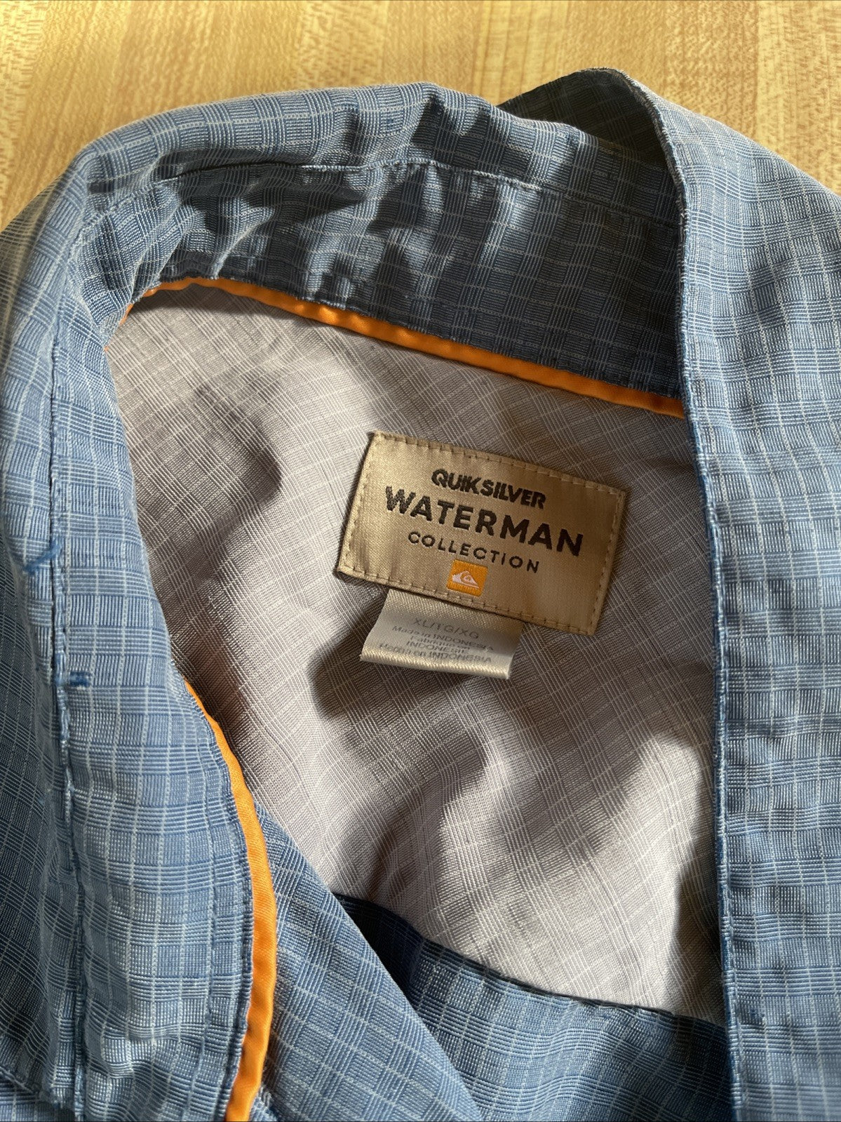 quiksilver waterman collection shirt xl