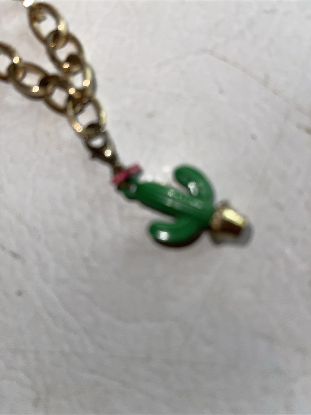 cactus charm bracelet