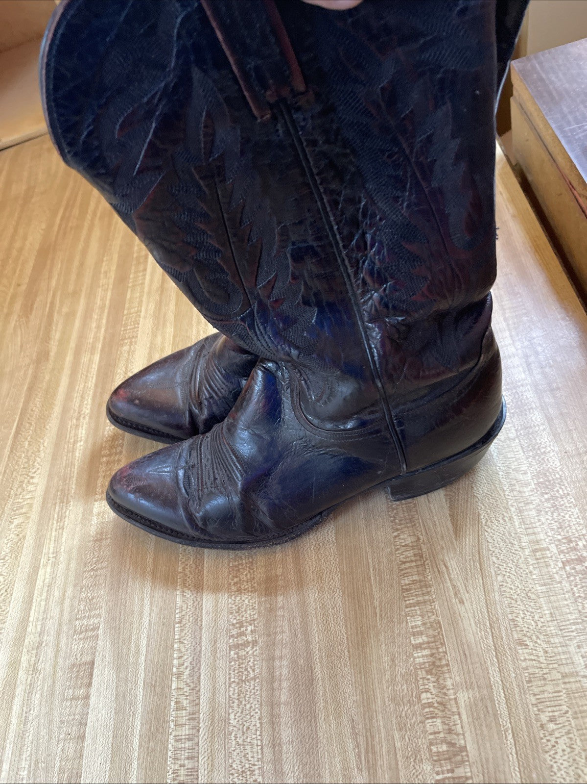 Lucchese 2000 Boots 8.5 D Needs New Soles