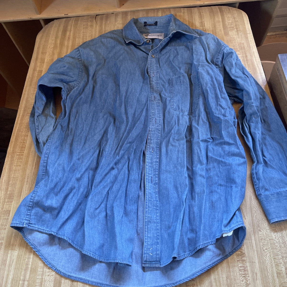 New England Gentleman Denim Button Up 17