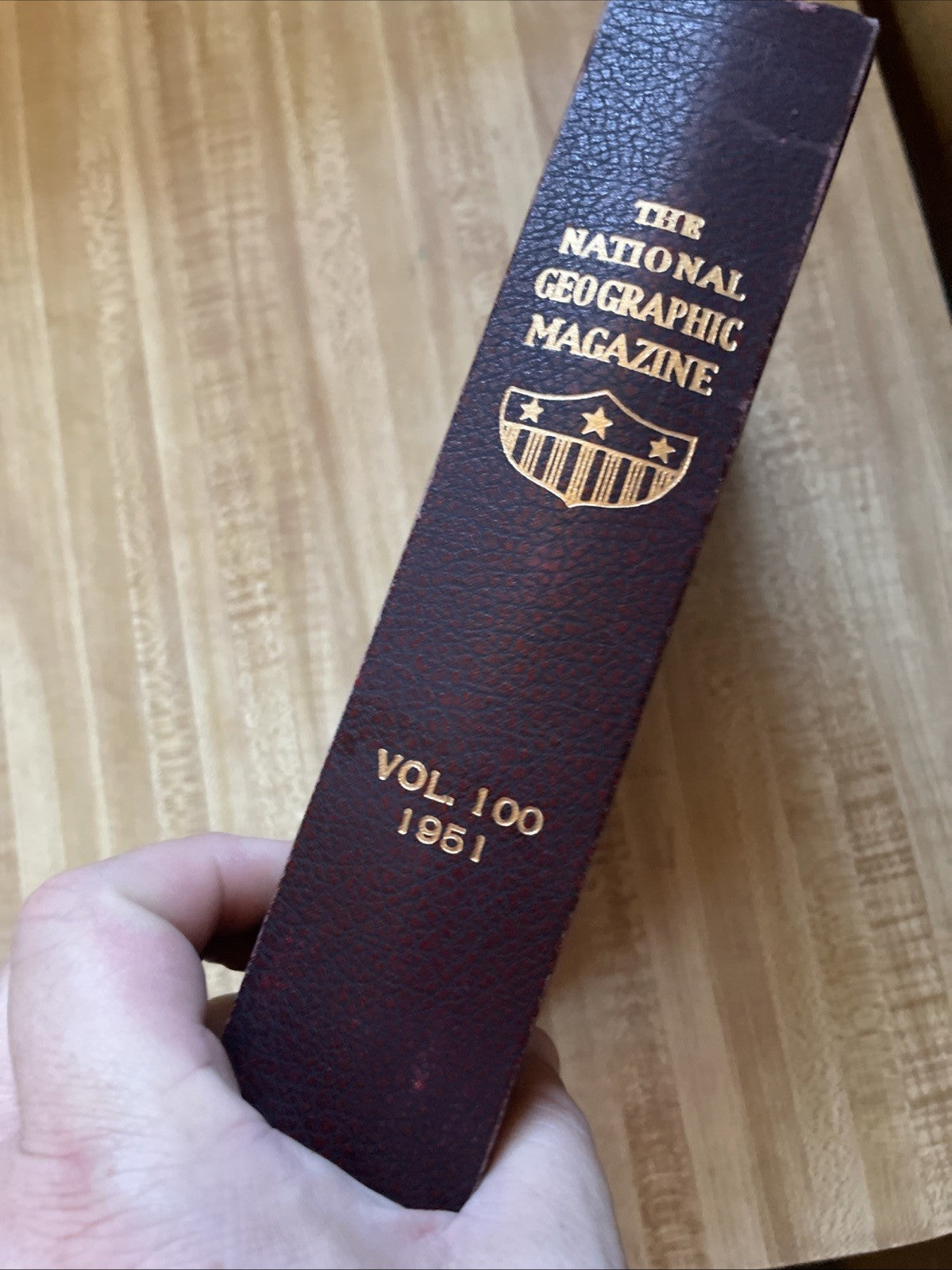 National Geographic Index 1951 Hardcover 