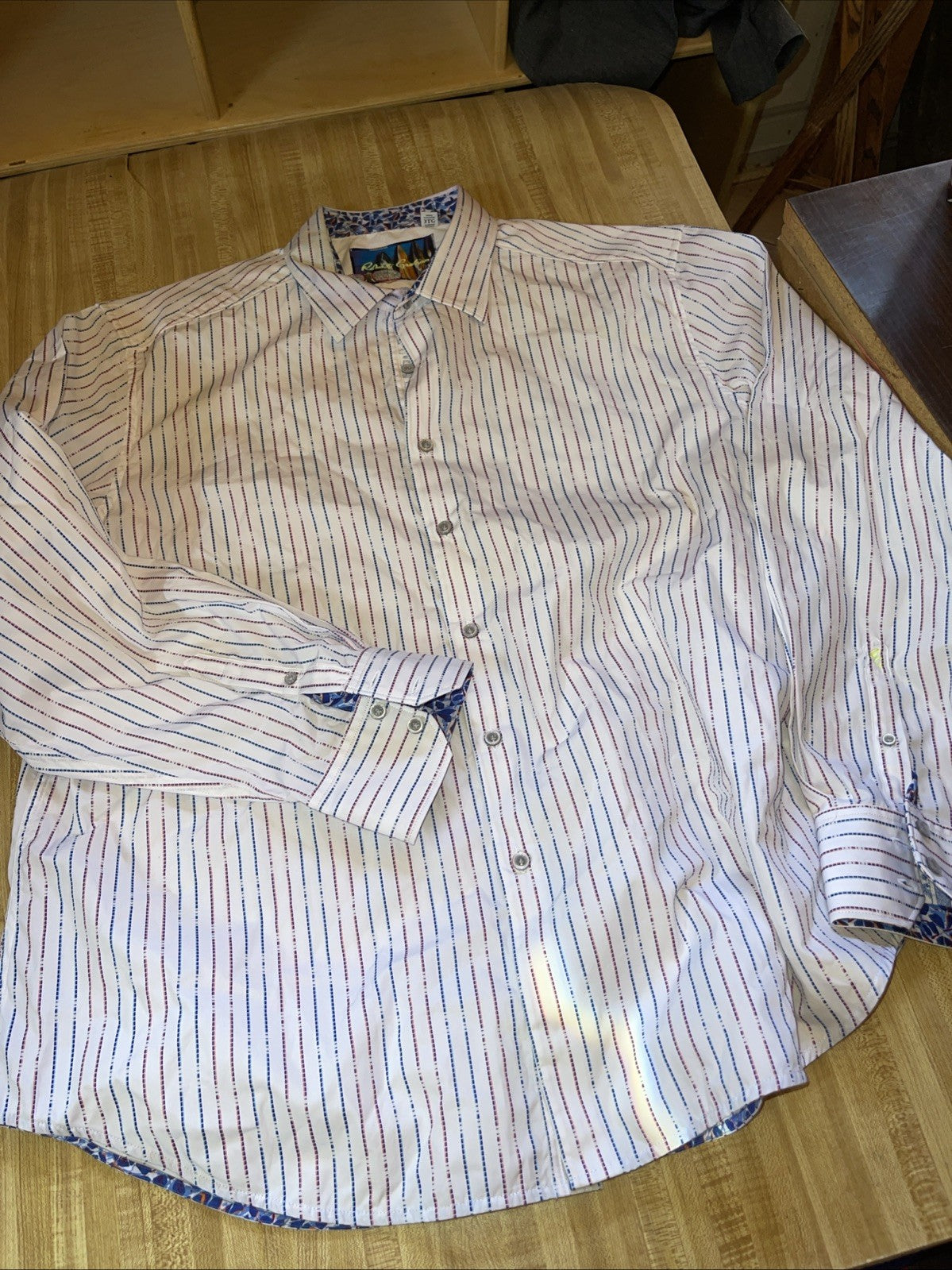 Robert Graham Long Sleeve Button Up 3XL 