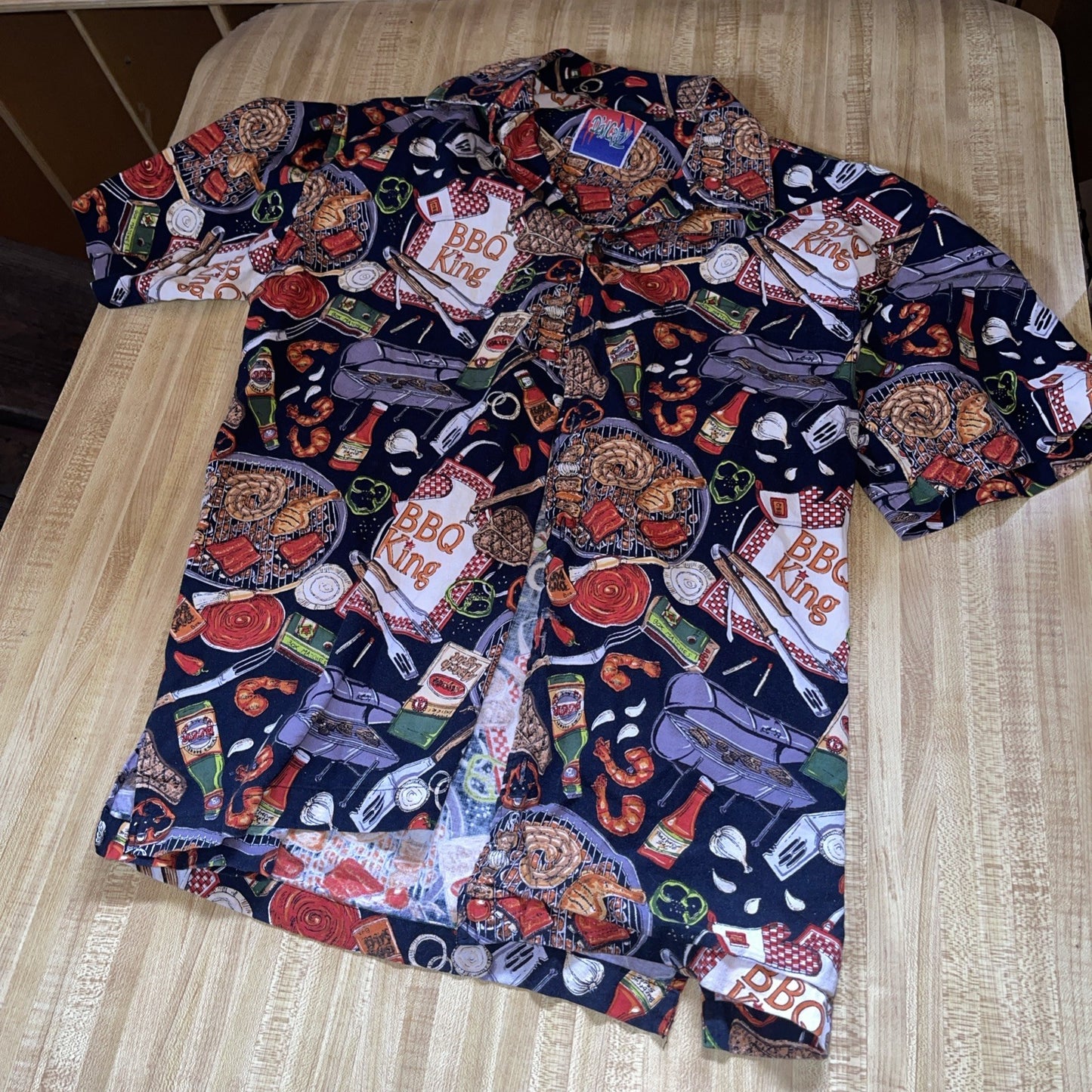 D’em Crazy Hawaiian Shirt Medium 