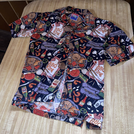 D’em Crazy Hawaiian Shirt Medium 
