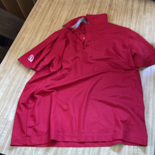 Chic Fil A Polo XL Shirt Red Uniform Employee Team Style Recycled