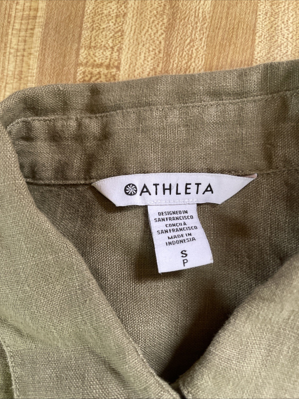 Athleta Linen Top SP