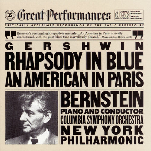 Rhapsody in Blue / an American in Paris by Gershwin / Bernstein / Nyp (CD, 1990)