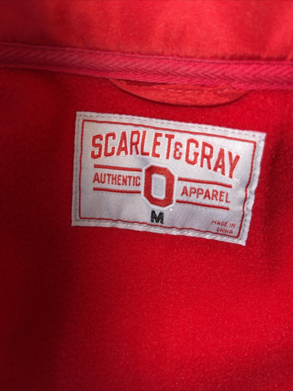 Scarlet & Gray Ohio State Jacket Medium 