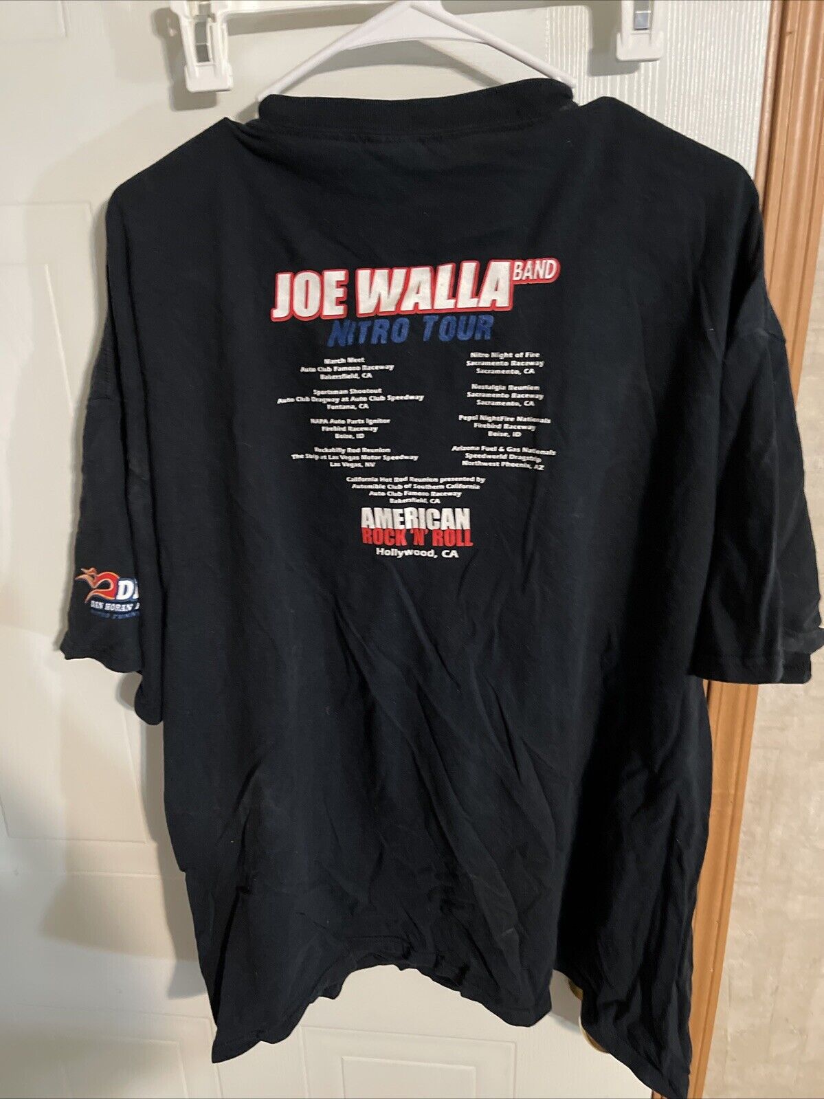 Joe Walla Band Nitro Tour T Shirt 2XL 