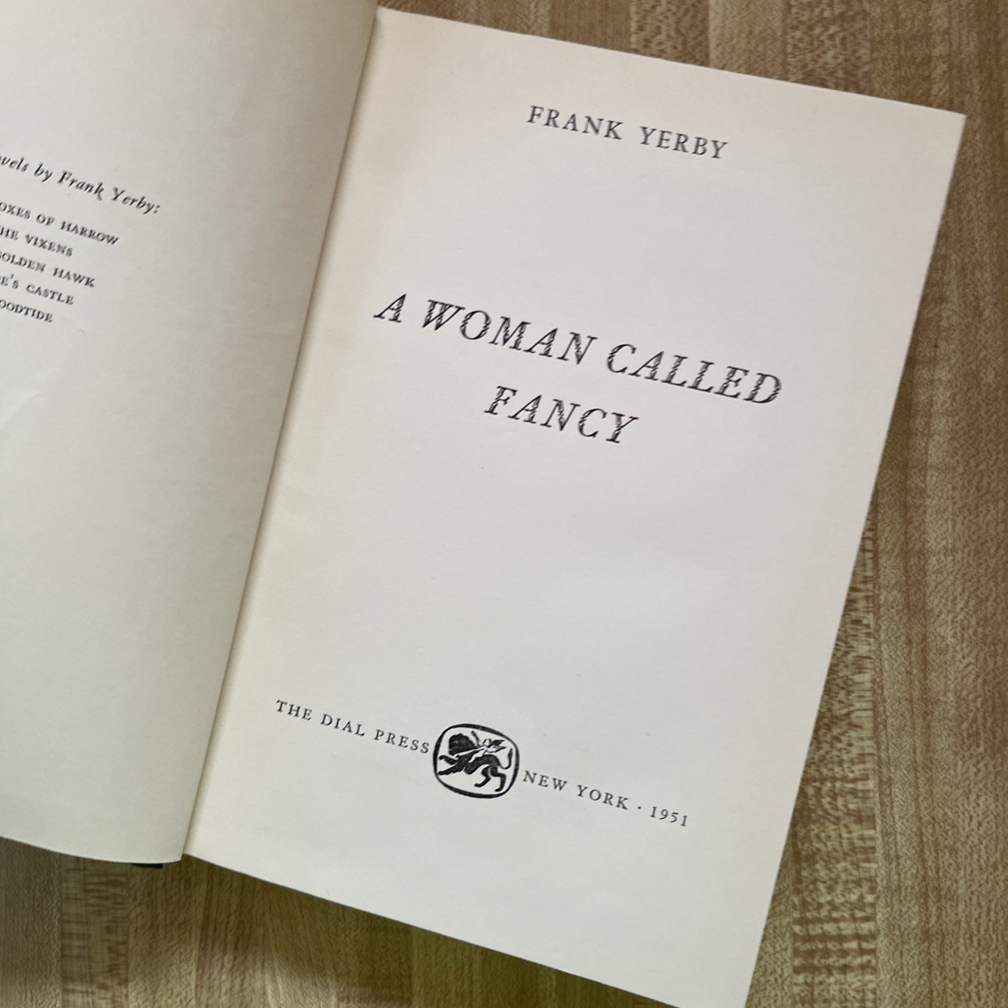 A Woman Called Fancy Hardcover 