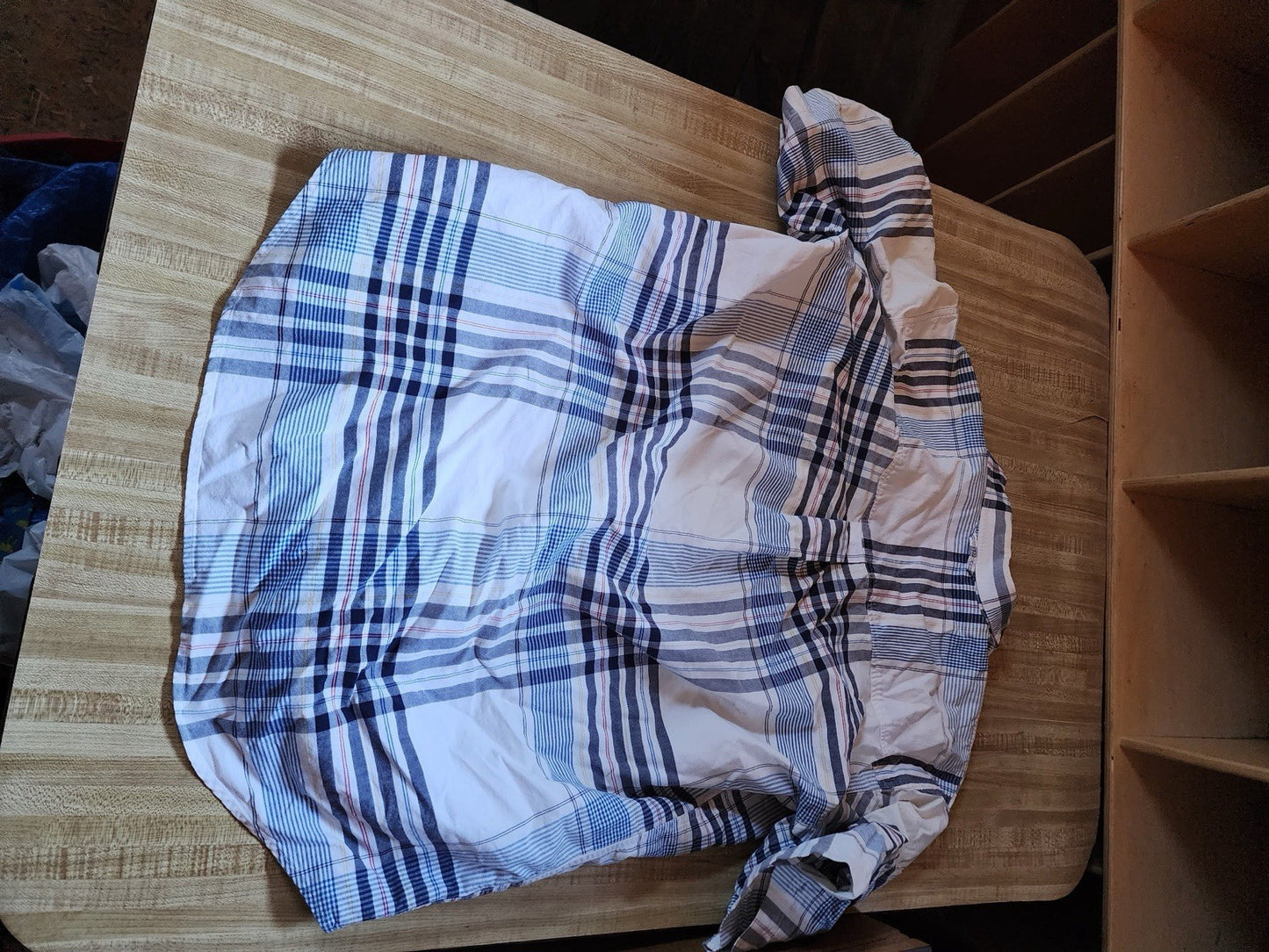 Roper Short Sleeve Button Up Large 