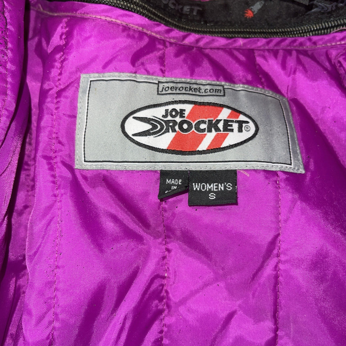 Joe Rocket Padded Armored Motorcycle Jacket Women’s Small 