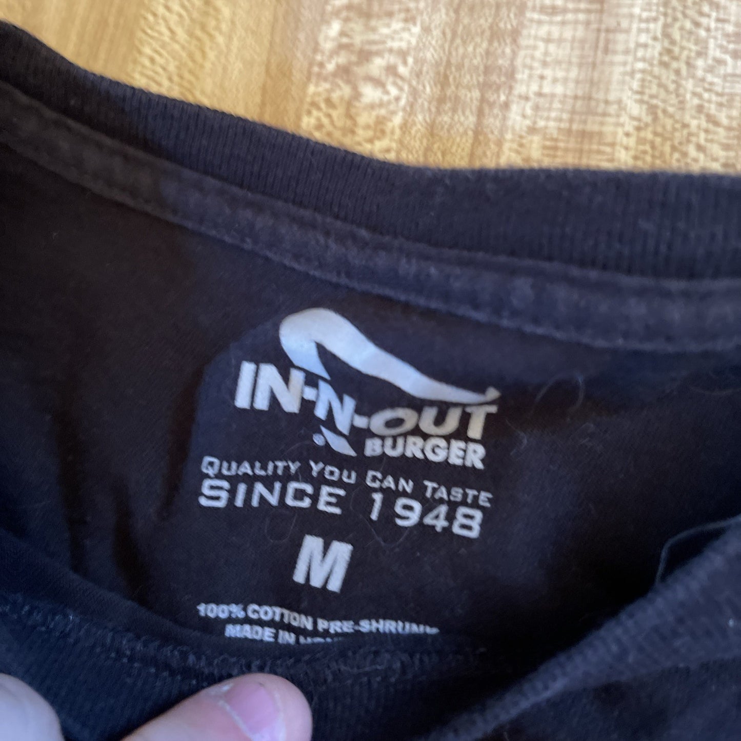 In N Out Long Sleeve T Shirt Medium 